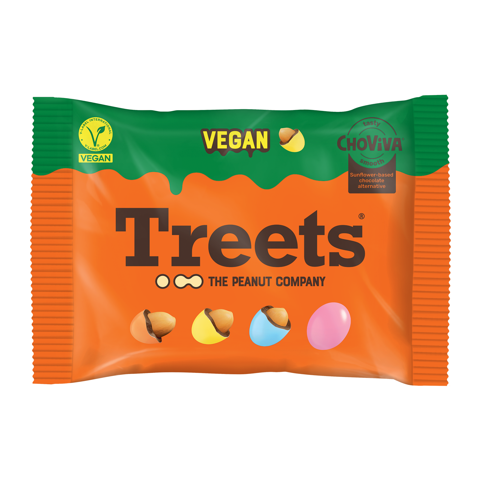TREETS PEANUTS VEGAN 45G/24