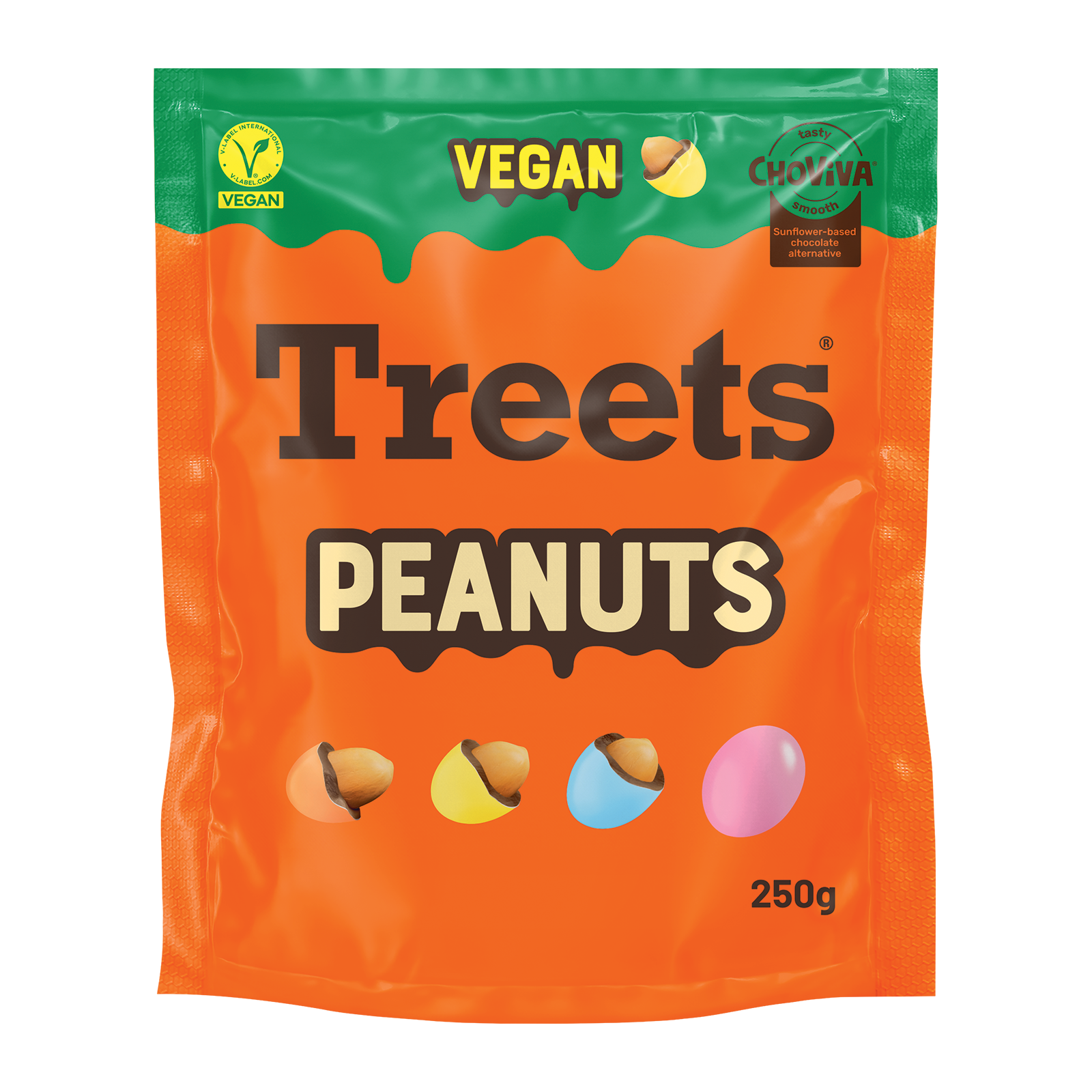 TREETS PEANUTS VEGAN 250G/24